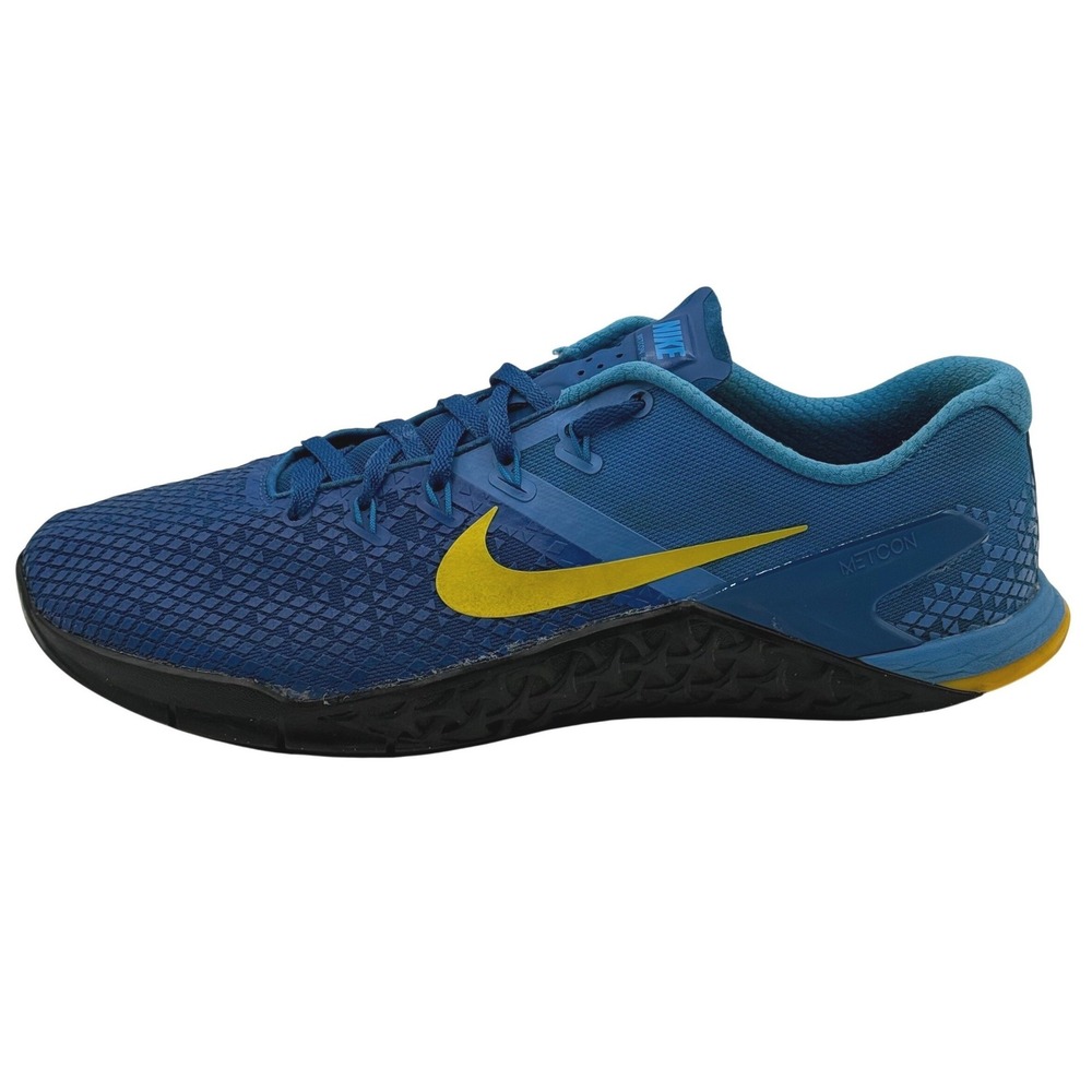 Nike Metcon Training Shoes Men's‎ Size 11 Blue Yellow BV1636-474 Athletic Gym - Picture 4 of 8